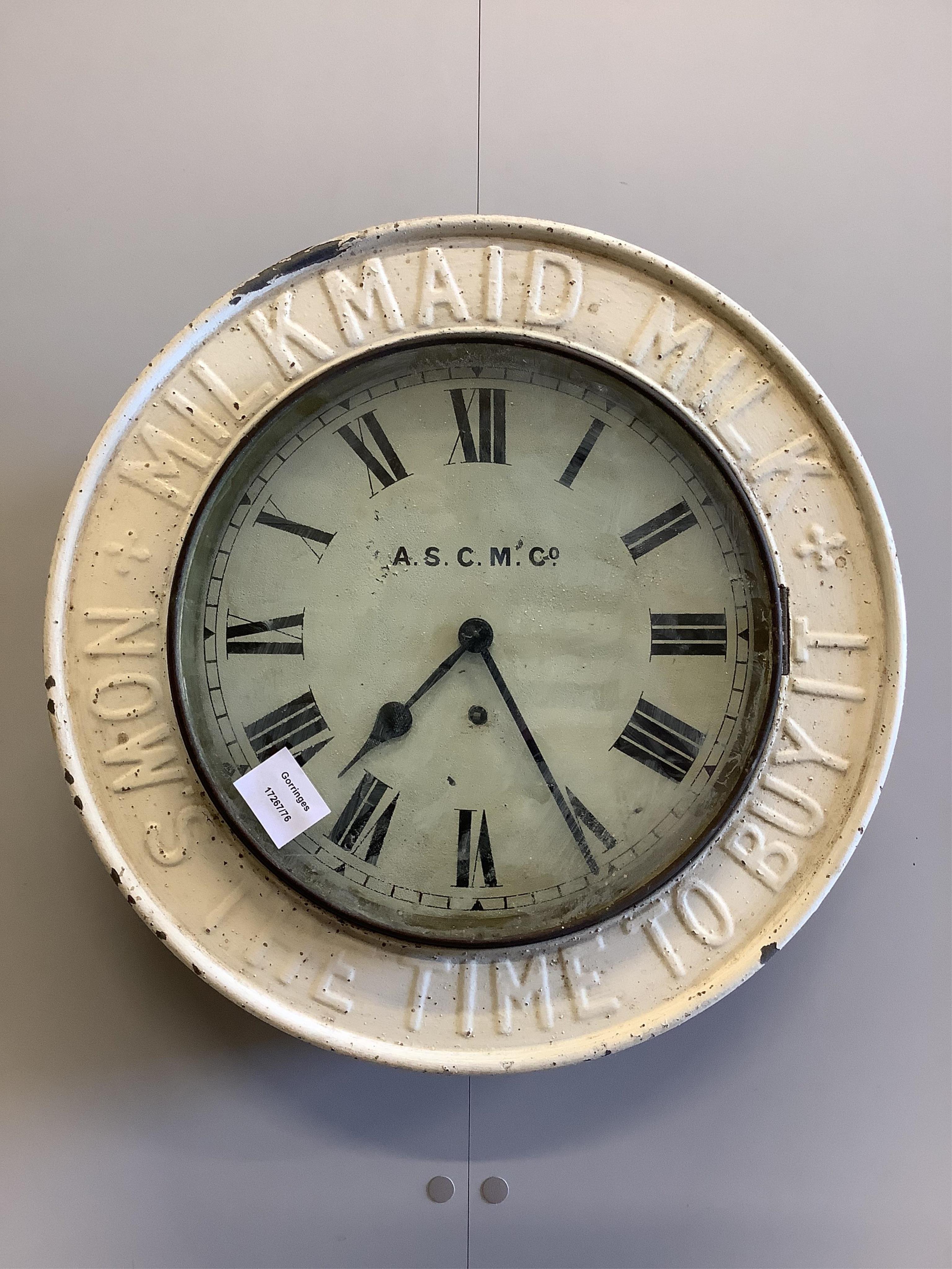 A pressed tin / zinc framed 